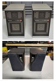 2 Coppie casse Passive Sony APM-078 + JVC UX-B1003