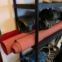 Rotolo di moquette 100 x 300 cm rosso cad- 2 pezzi