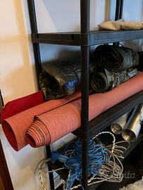 Rotolo di moquette 100 x 300 cm rosso cad- 2 pezzi