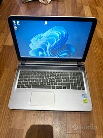 HP Notebook Pavlion 15.6” i7 6th 12Gb Ram Ssd 250