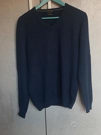 Maglione a V Massimo Dutti 100% cashmere