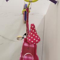 Bici bambina Minnie con seggiolino