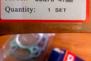 Pistone 47mm x70cc perno da 10 