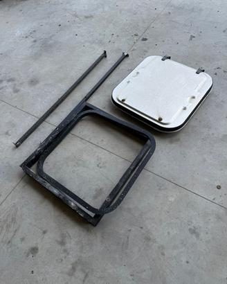 Oblo furgone camper auto alluminio