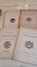 Spartiti per pianoforte vintage. 