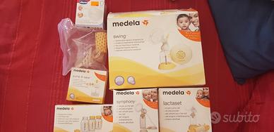 Lotto tiralatte Medela Swing Simphony Lactaset