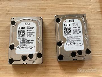 2x WD Red 4TB HDD NAS WD40EFRX (Leggi descr)