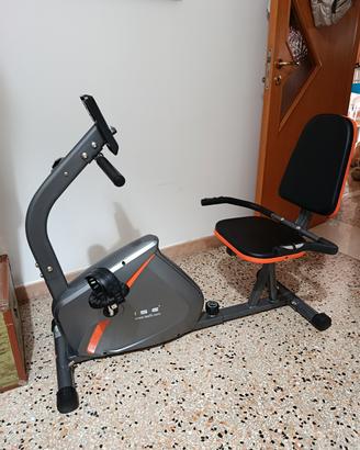 Cyclette da seduta magnetica con schienale 