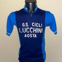 MAGLIA CICLISMO VINTAGE G.S. CICLI LUCCHINI AOSTA