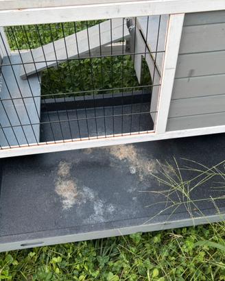 Gabbia PawHut per conigli e piccoli animali con zo