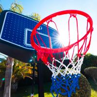 canestro regolabile da 1.60 a 2.20 m