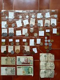 Monete Vecchio Conio Lire Euro Straniere Gettoni