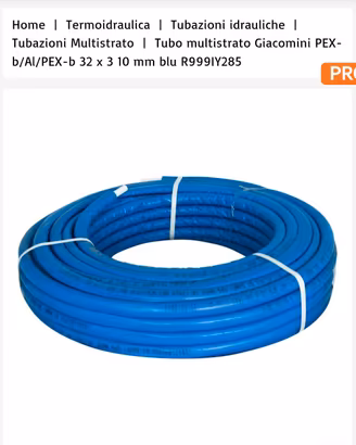  rotoli tubo multistrato riv.del 26 e 32 