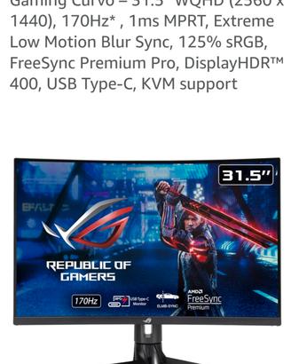 Monitor 2560x1440 Asus rog strix 