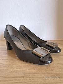 Salvatore Ferragamo décolleté vintage pelle nera