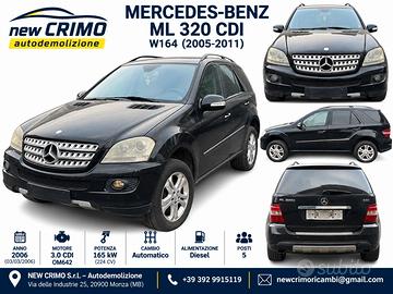 Ricambi Mercedes ML 320 CDI W164 3.0 V6 224CV 2005