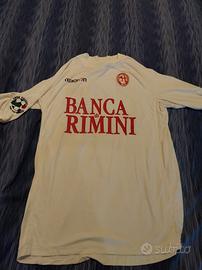 Macron Rimini maglia match worn Tasso rara L 03-04