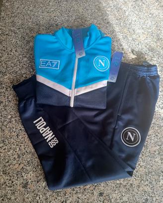 Tuta SSC Napoli 2025-26 Azzurra. Taglia S