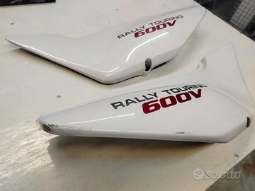 fianchetti laterali Transalp 1990 rossa e bianca