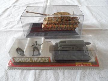 MEZZI MILITARI 1/72 con 2 soldatini MAJORETTE