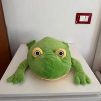 Cuscino/peluche a forma di rana