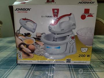 Sbattitore Elettrico con Ciotola Johnson 200W