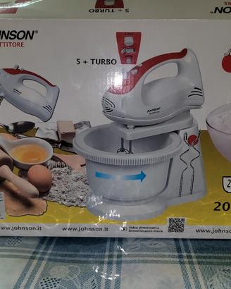 Sbattitore Elettrico con Ciotola Johnson 200W