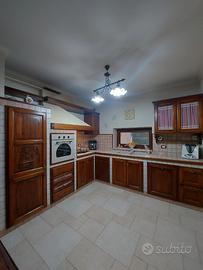 Cucina in finta muratura