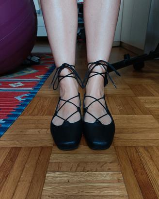 Ballerine di pelle