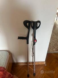 Coppia stampelle regolabili