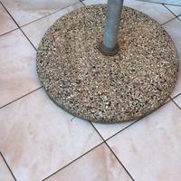 Base in pietra per okbrellone