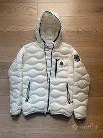 piumino blauer bianco slim fit uomo Taglia S