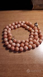 collana corallo rosa