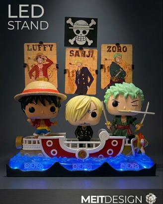Base espositiva One Piece con illuminazione LED