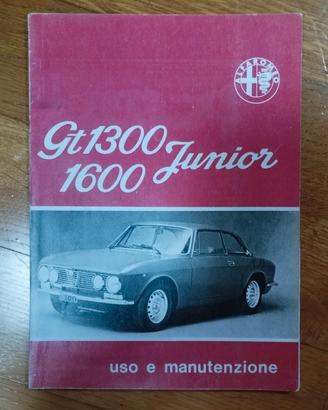 Libretto uso e manutenzione Alfa Romeo GT