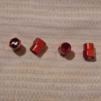 Tappi valvola pneumatici Hyundai N rossi