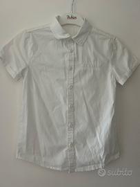 Camicia bianca a maniche corte Blukids – 7/8 anni