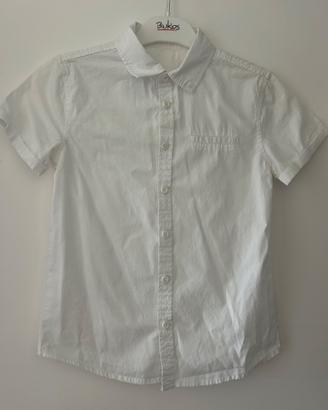 Camicia bianca a maniche corte Blukids – 7/8 anni