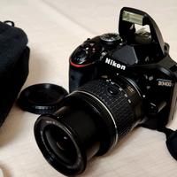 Nikon d3400 reflex + 55-300mm