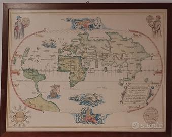 Cartina mappa del mondo