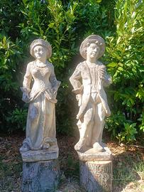 Statue in pietra di Vicenza anni 70 documentabili