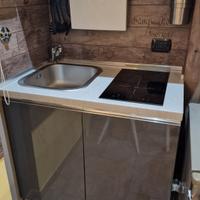 angolo cottura completo con lavabo e induzione 
