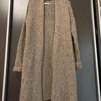 Cardigan lungo in lana alpaca  e lana taglia S
