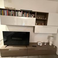 Mobili soggiorno moderno rovere e bianco