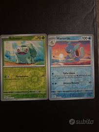 Carte Pokemon Bulbasaur Wartortle 151