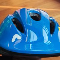 Casco bici bimbo Btwin KH300 M 52-56cm blu