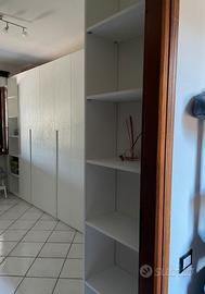 Armadio 6 ante con cabina armadio più  2 librerie