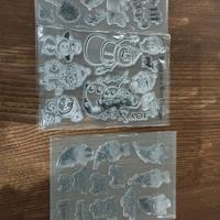 Timbri trasparenti A Tema Natalizio con Blocco