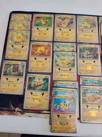 carte Pokemon pikachu 30 anniversario 
