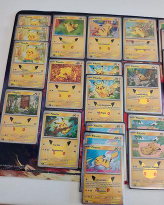 carte Pokemon pikachu 30 anniversario 